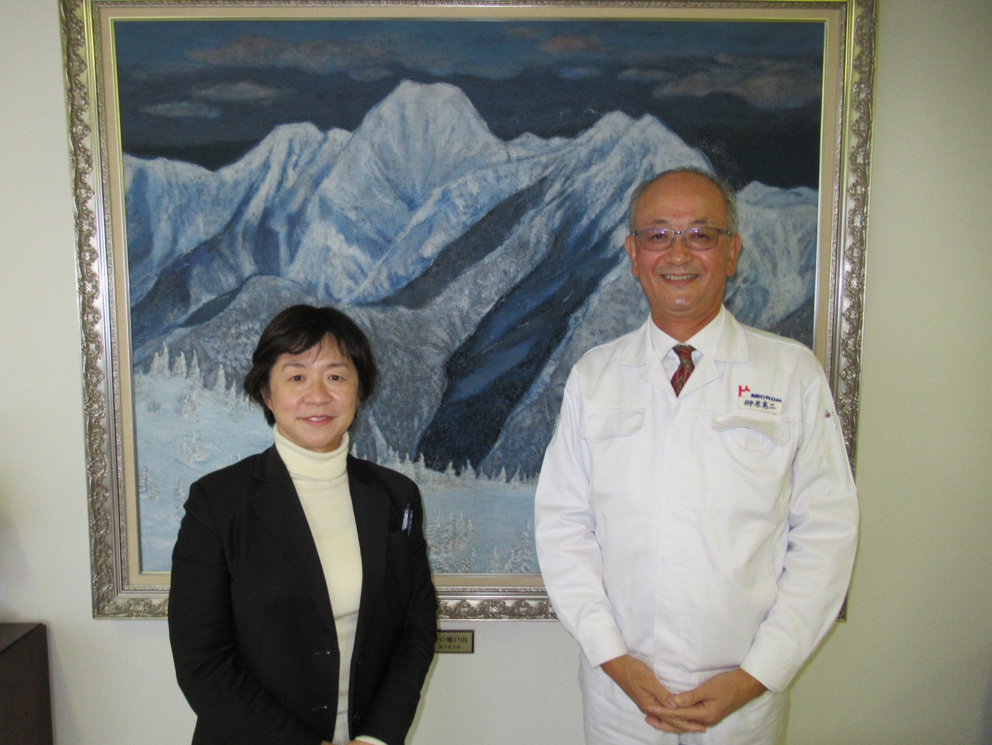 舟山議員と榊原社長