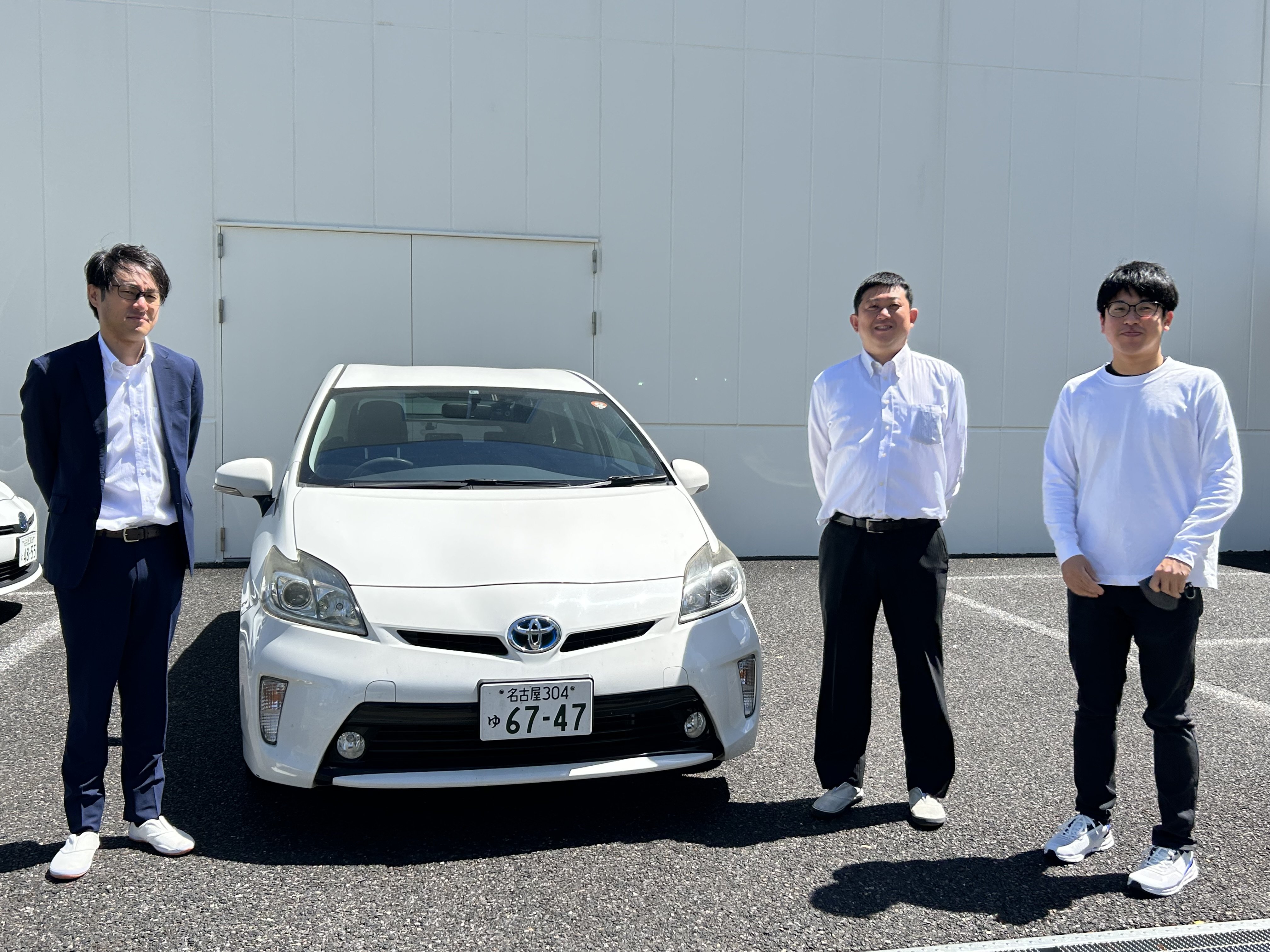 カーシェアリング協会に寄贈しました。at名古屋営業所